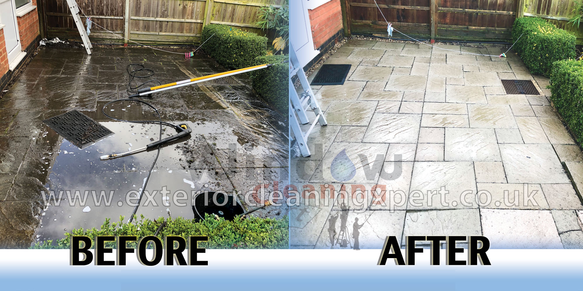 patio cleaning leicester