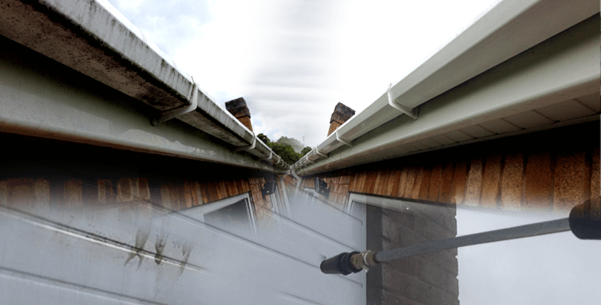 UPVC soffits fascia cleaning