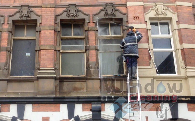 commercial window cleaning leicester