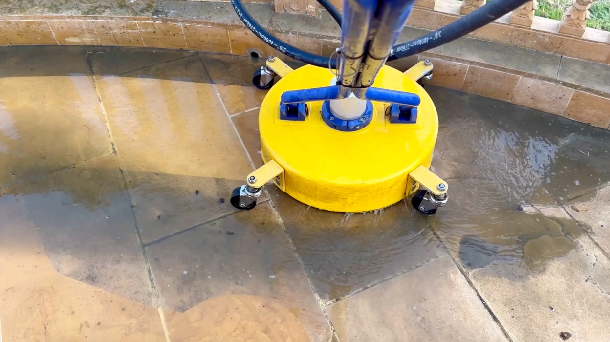 pressure wash driveway cleaning